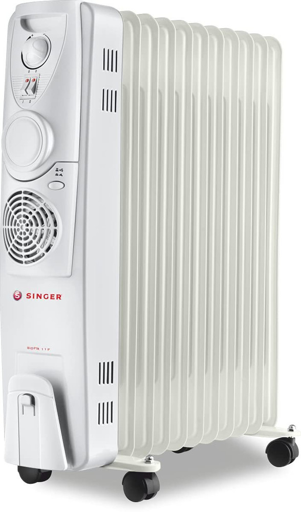 Singer 2900 Watts Oil Filled PTC Fan Room Heater OFR 11-Fin 2900 Watts Oil  Filled PTC Fan Room Heater (White) Fan Room Heater Price in India - Buy  Singer 2900 Watts Oil