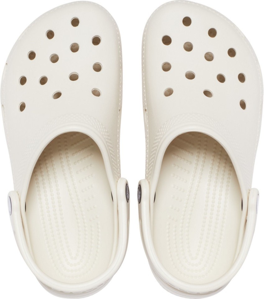 Crocs classic fuzz best sale mania clogs in cream