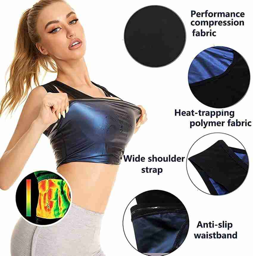 LEOPAX Polymer Body Shapper Vest for Women Workout Sauna Vest Women  Shapewear
