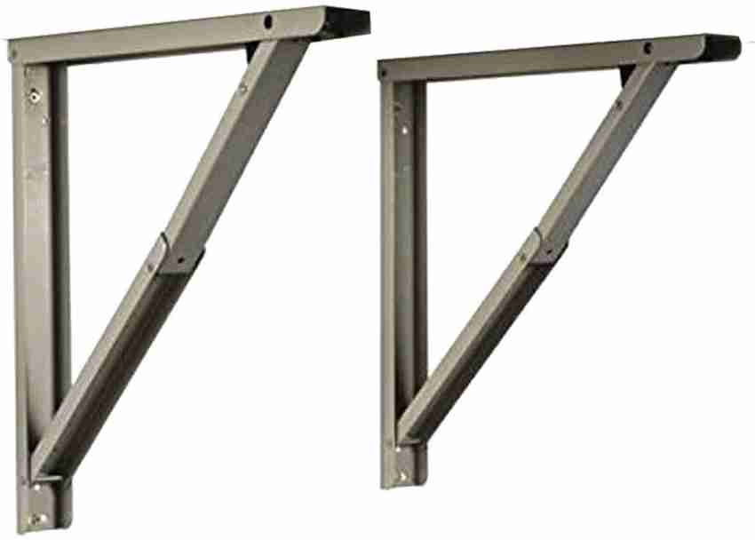 Buy Volo Heavy Duty 20 inch Foldable Mild Steel Racks and Shelf Brackets  with Fittings for Fold Down Table White Online at Best Prices in India -  JioMart.