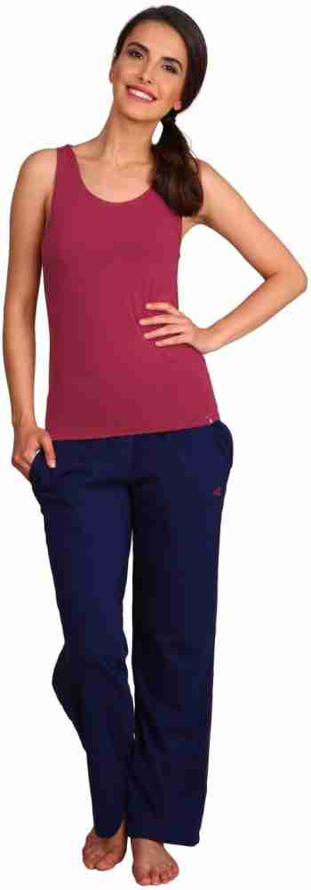 JOCKEY 1305 Solid Women Blue Track Pants - Buy JOCKEY 1305 Solid Women Blue Track  Pants Online at Best Prices in India