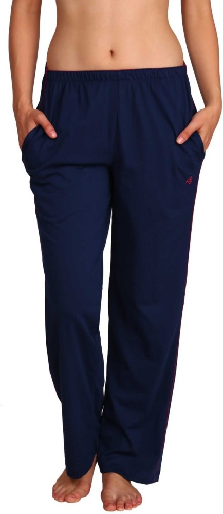 JOCKEY 1305 Solid Women Blue Track Pants - Buy JOCKEY 1305 Solid Women Blue Track  Pants Online at Best Prices in India
