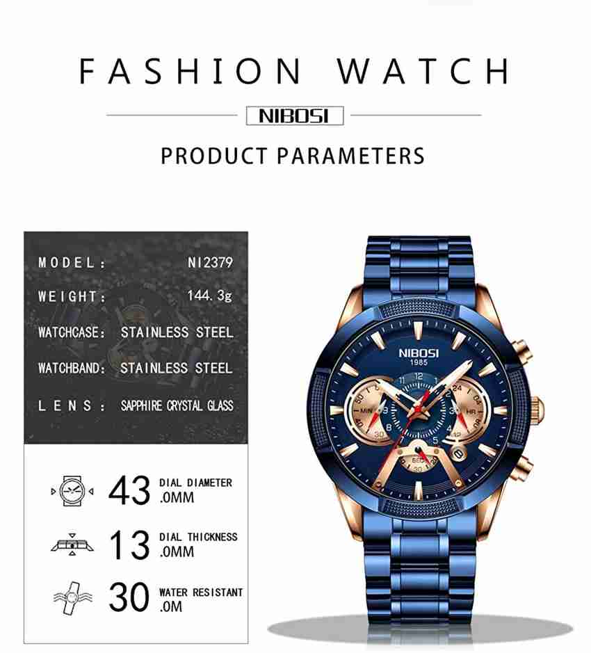 Nibosi watch quality hotsell