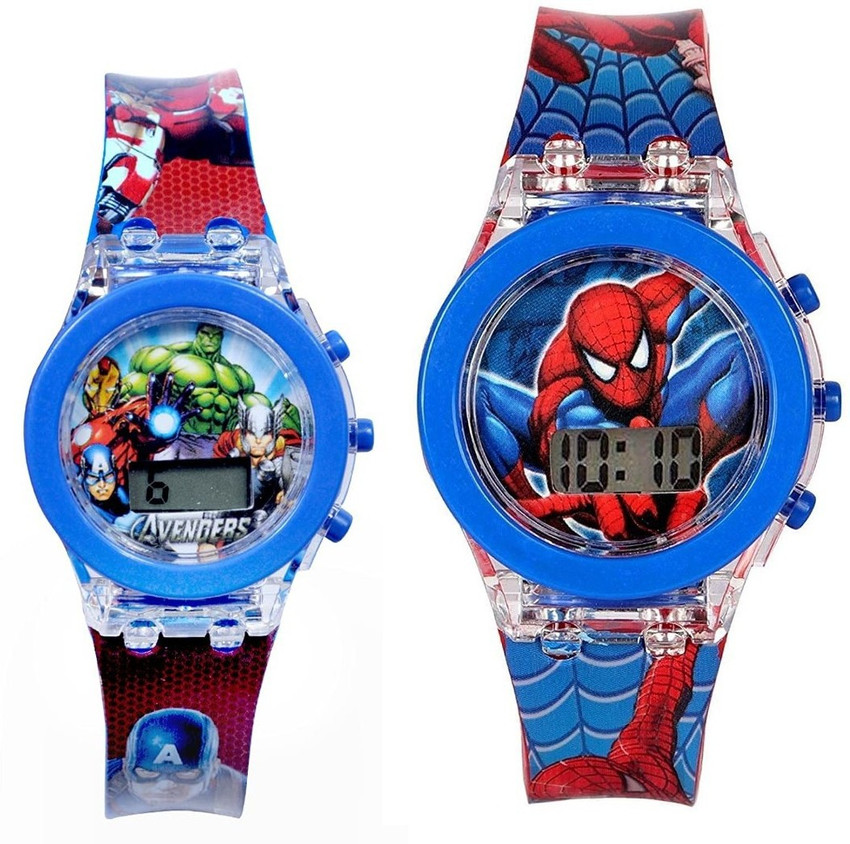 Fashion Cruiser Avengers SpiderMan Kids Digital Led Glowing Light Watch for Kids Digital Watch For Boys Girls Buy Fashion Cruiser Avengers SpiderMan Kids Digital Led Glowing Light