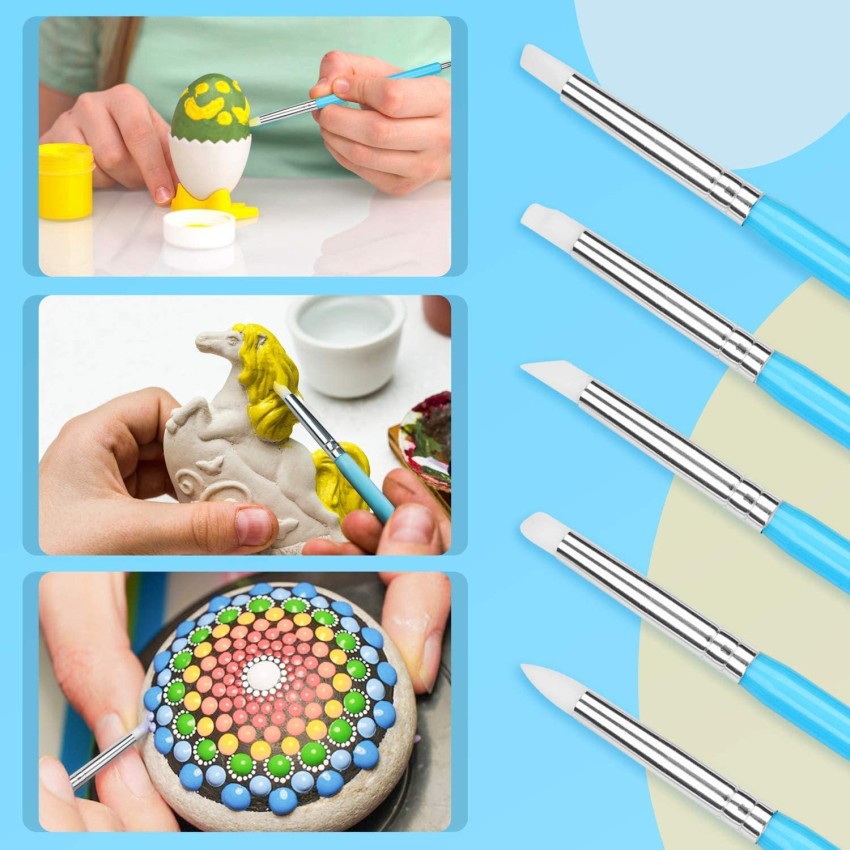 Curved Dotting Tools for Dot Mandala Painting or Nail Art Set of 5