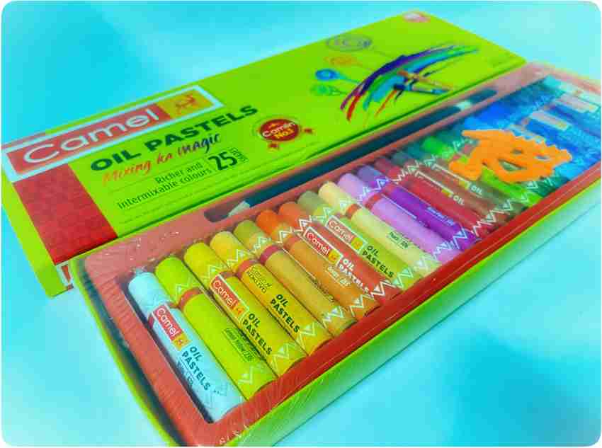 Faber-Castell Oil Pastels (Pack Of 50) & Camel 20-Shade Soft