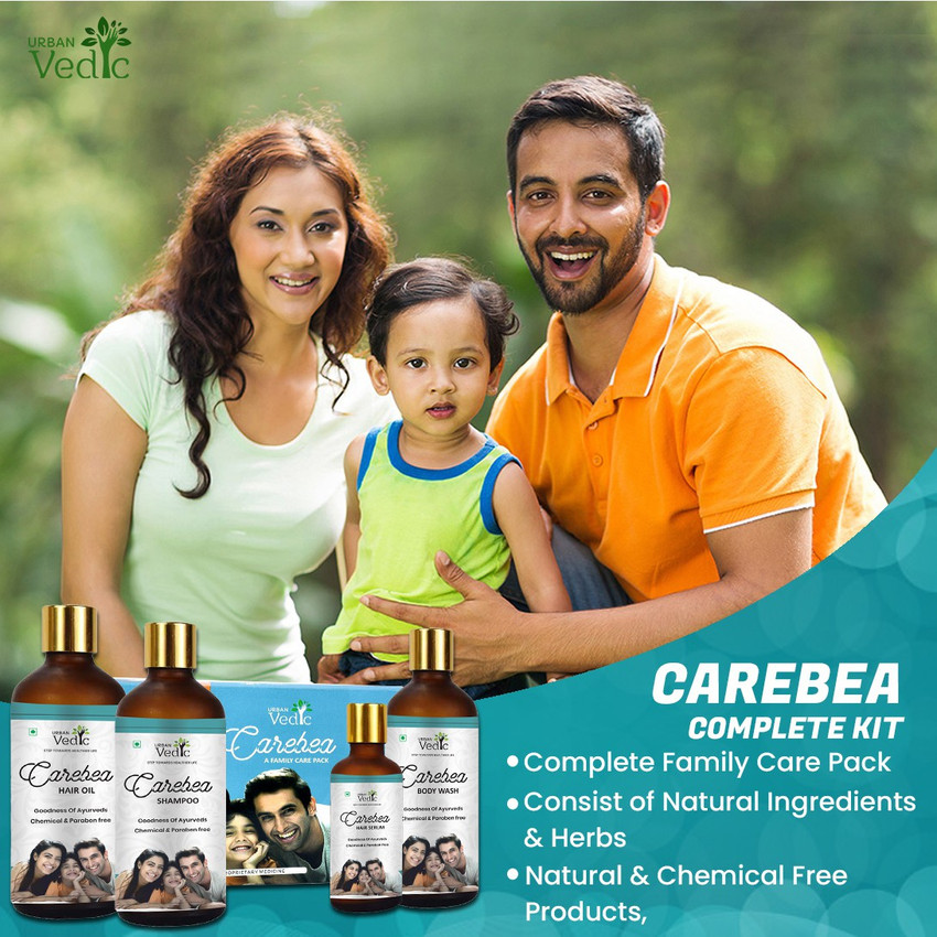 URBAN Vedic Carebea Ayurvedic Kit For Healthy Hair Hair Oil