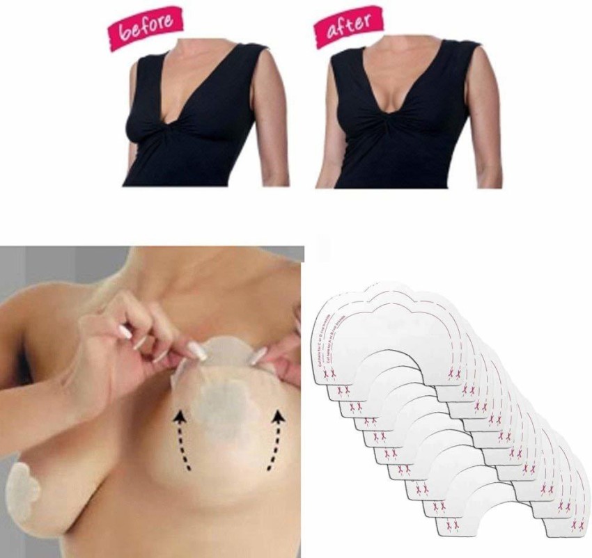 BARE LIFTS Women Instant Adhesive Breast Lift Invisible Bra Stickers 9  Pieces Disposable Lingerie Fashion Tape Price in India - Buy BARE LIFTS  Women Instant Adhesive Breast Lift Invisible Bra Stickers 9