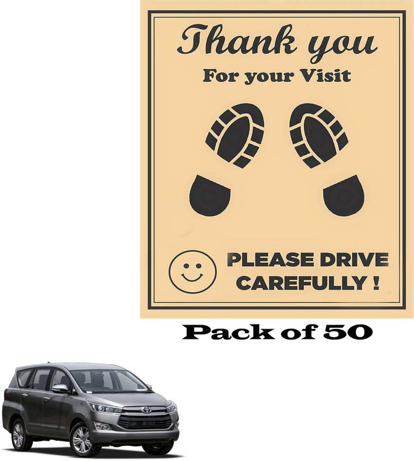 AutoKraftZ Paper Disposable Paper Mat For Toyota Innova Crysta