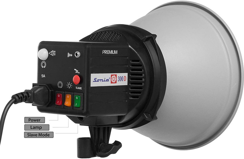 Sonia 300d studio flash light top