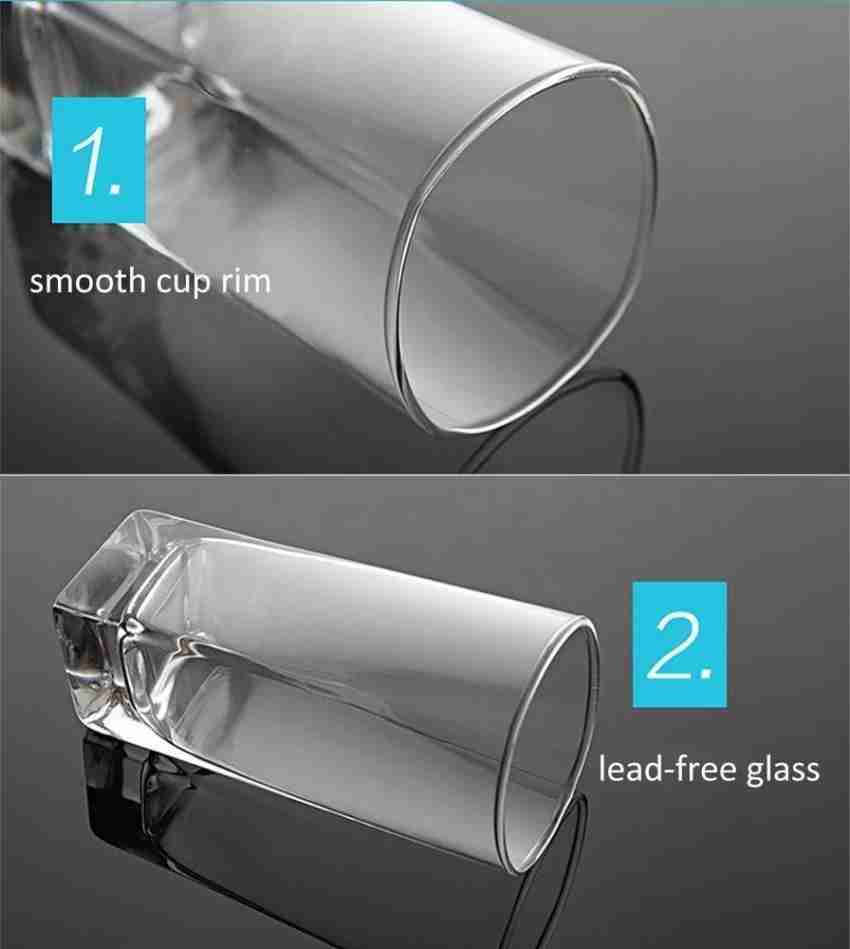 lead free glass cup color water