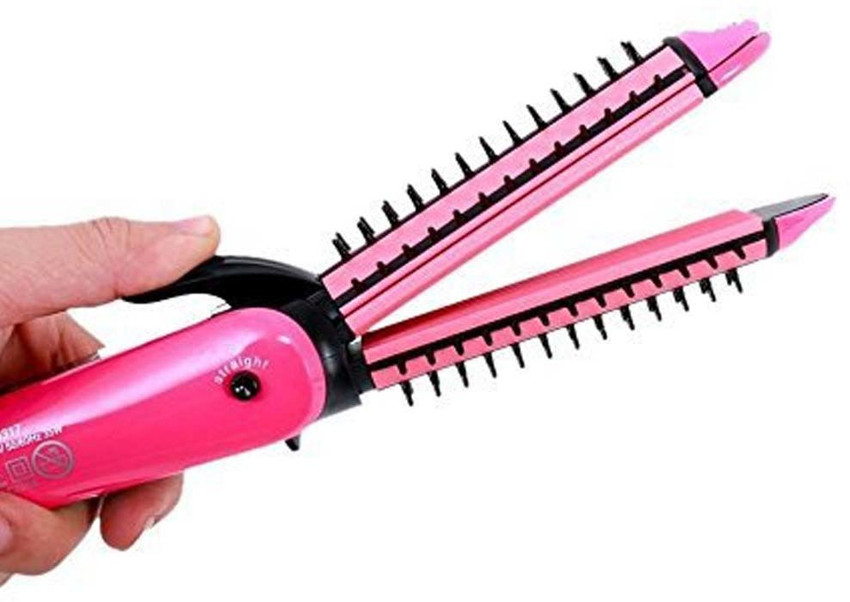 NVA Nova NHC 8890 Professional 3in1 electric straightner corded hair styler smooth curler forwomen Hair Styler NVA Flipkart