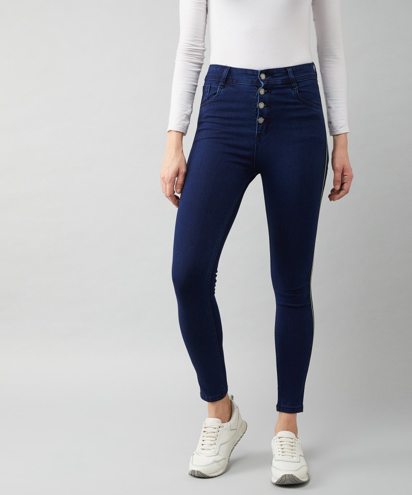 Miss Chase Skinny Women Blue Jeans Buy Miss Chase Skinny Women