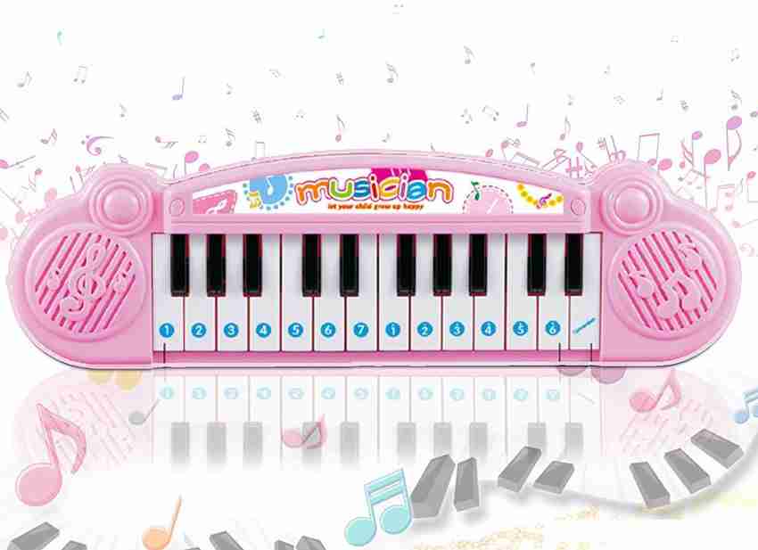 Piano keyboard keys clicking sound top
