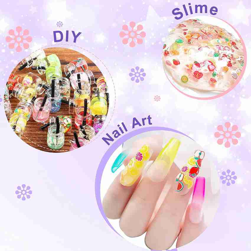 maycreate 3D Flower Nail Charms, Nail Art Resin Flower Decals for