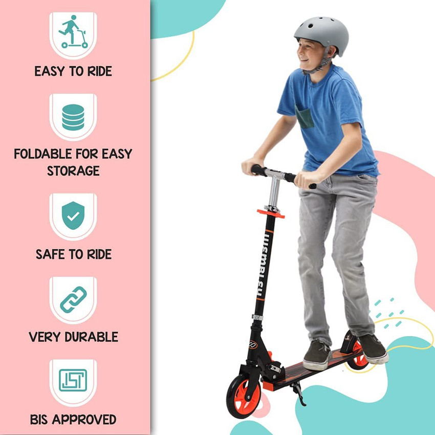 Wembley Scooter Age Group 7 to 10 Years Orange Scooter Age