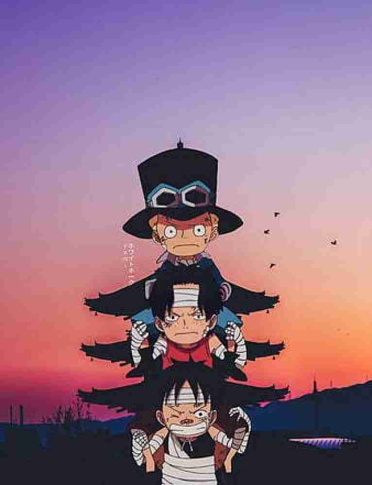 Ace, Sabo, and Luffy  Ace and luffy, One piece manga, Ace sabo luffy