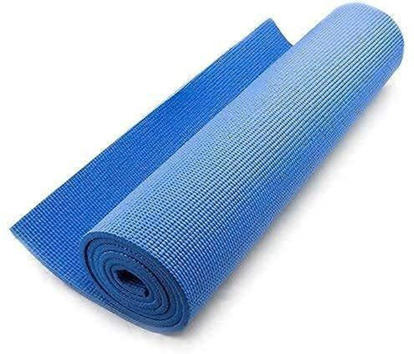 SALEGROW by Flipkart Anti Skid Yoga Mat with Strap Blue 6 mm Yoga
