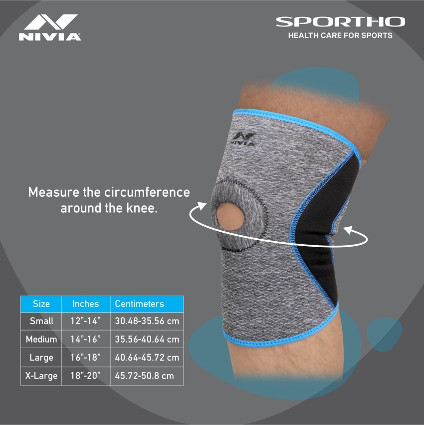 Knee support with hole