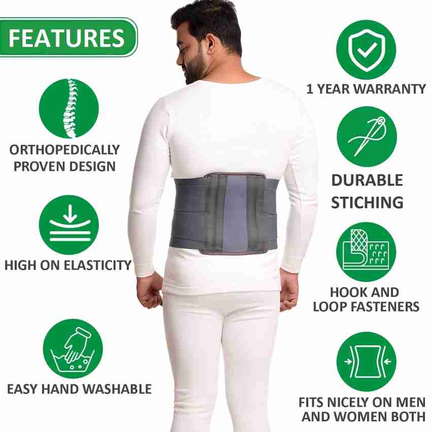 HOME SMART Contoured L.S. Support Belt for Relief Back Pain