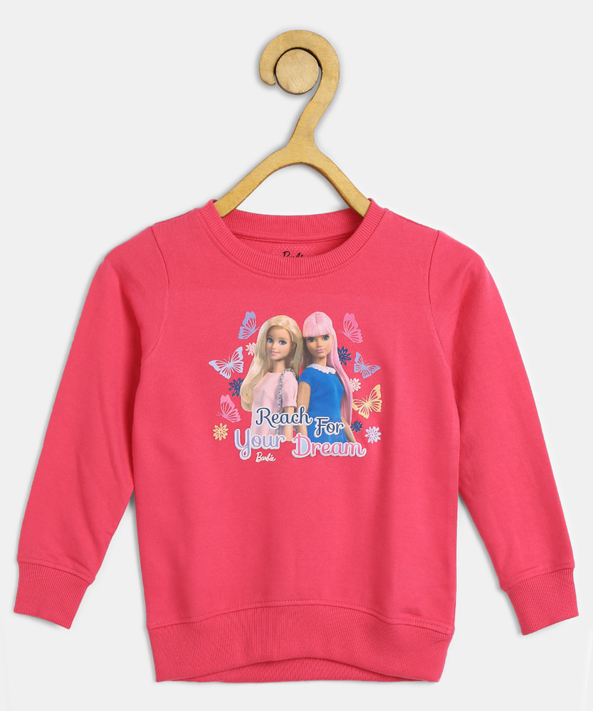 Girls barbie sale sweatshirt