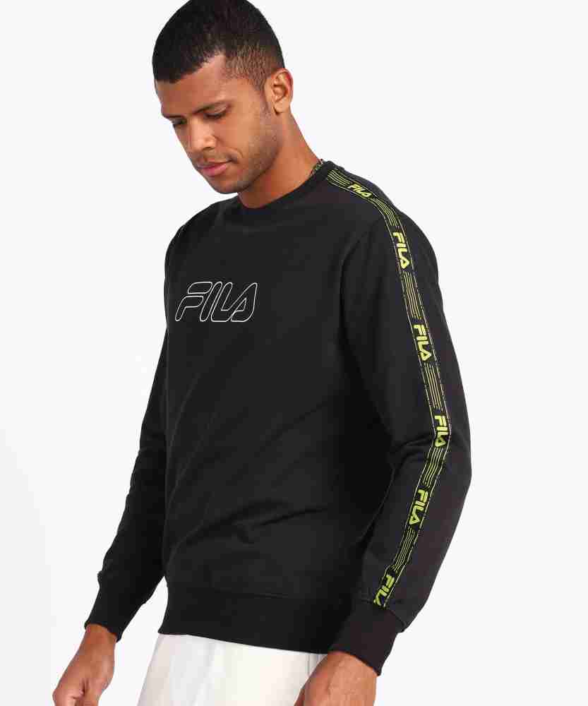 Black fila outlet sweatshirt