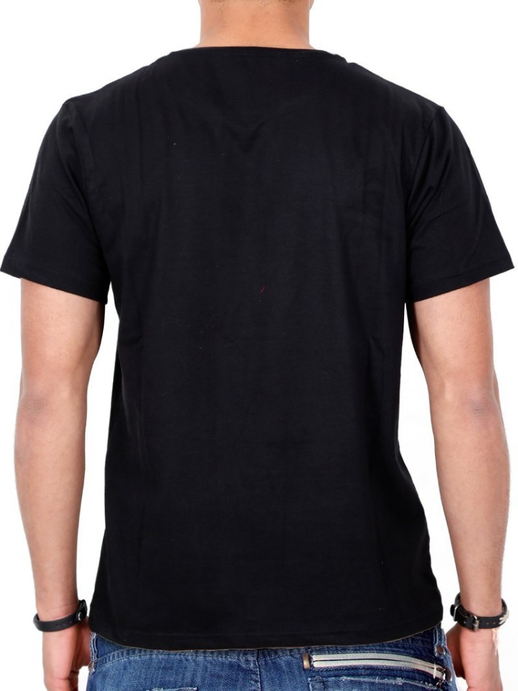 Round Black Oversized T Shirt, Half Sleeves, Plain at Rs 239/piece