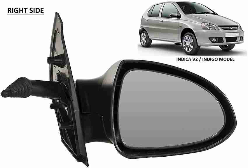 Tata indigo rear view shop mirror