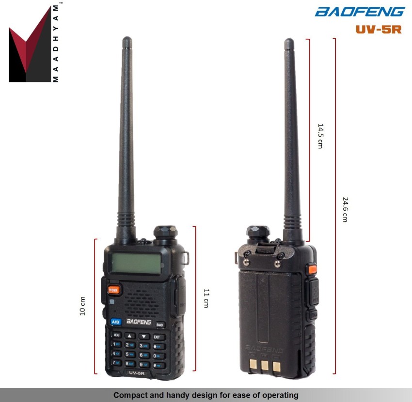 RADIO HANDY BAOFENG UV-5R, VHF/UHF DUAL BAND