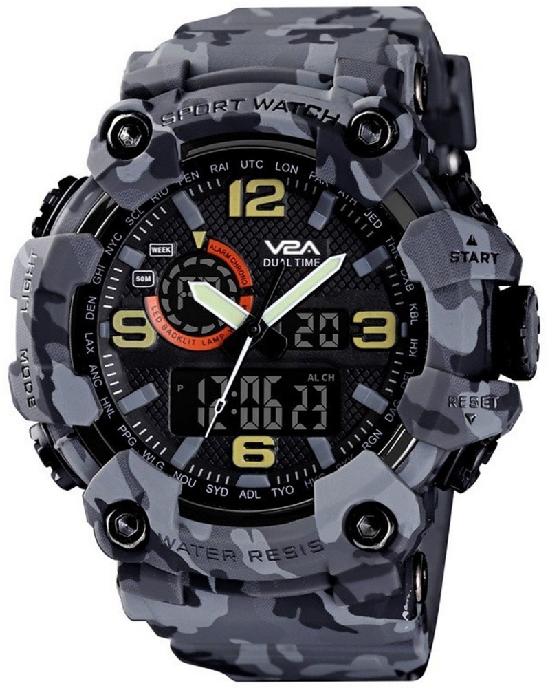 Police camouflage online watch