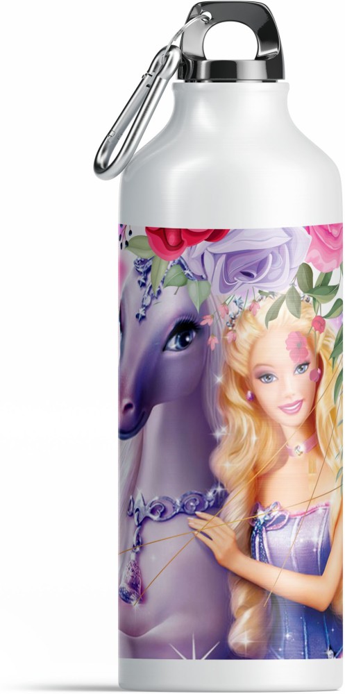NH10 DESIGN Unicorn Little Princess Printed Water Bottle For Girls, Kids,  Aluminium Sipper Water Bottle 750ml