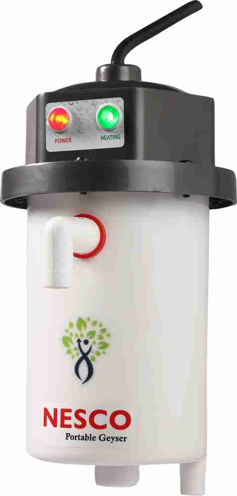 Nesco 1 L Instant Water Geyser (NESCO G-99 INSTANT PORTABLE GEYSER, WHITE  AND BLACK) Price in India - Buy Nesco 1 L Instant Water Geyser (NESCO G-99  INSTANT PORTABLE GEYSER, WHITE AND BLACK) online at Flipkart.com