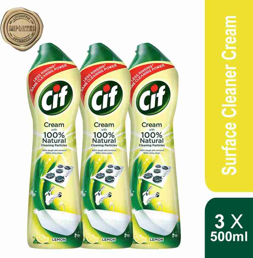 CIF Cream Cleaner Original 500ml (Pack of 3)