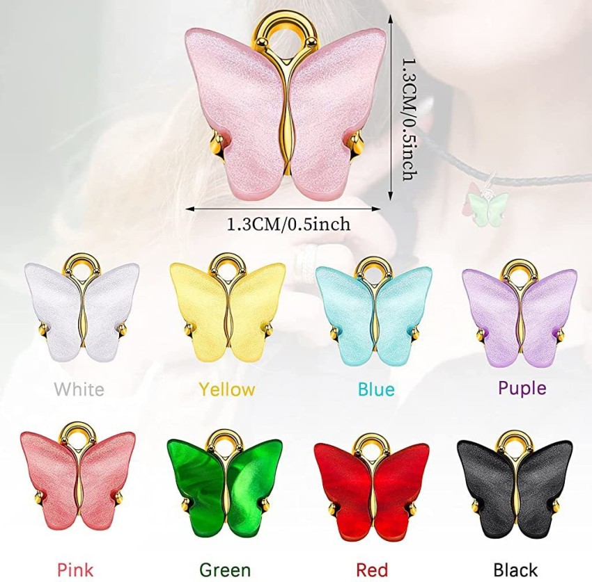 Butterfly Charms Jewelry Making  Glass Jewelry Making Supplies