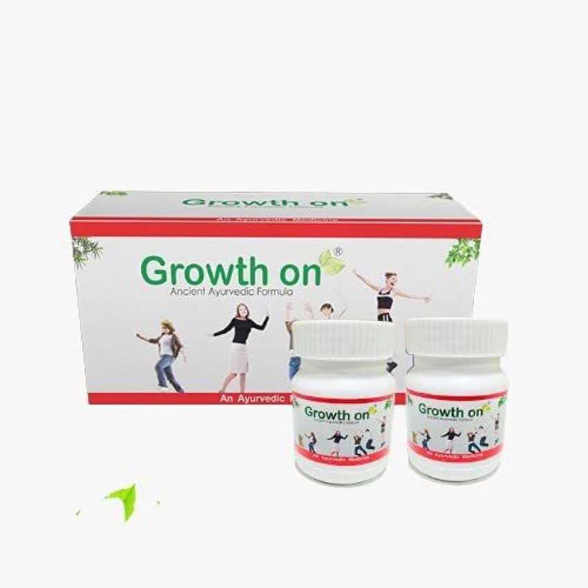 Growth on Ayurvedic Powder Height Increase Pack of 2 bottle 100g