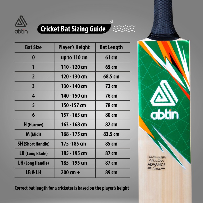 abtin Advance Series, Short Handle, Leather Ball, Free Premium Cover, Kashmir Willow Cricket Bat - Buy abtin Advance Series, Short Handle, Leather Ball