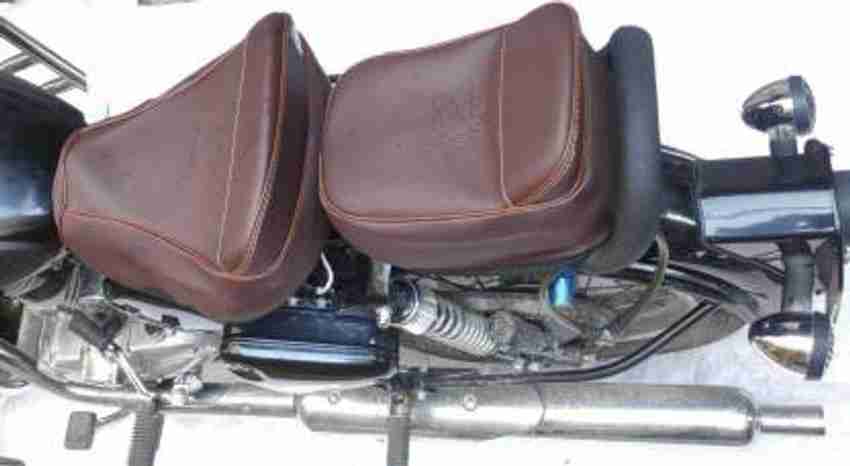 ANK BULLET Brown With Heavy Foaming Seat Cover For Split Bike Seat