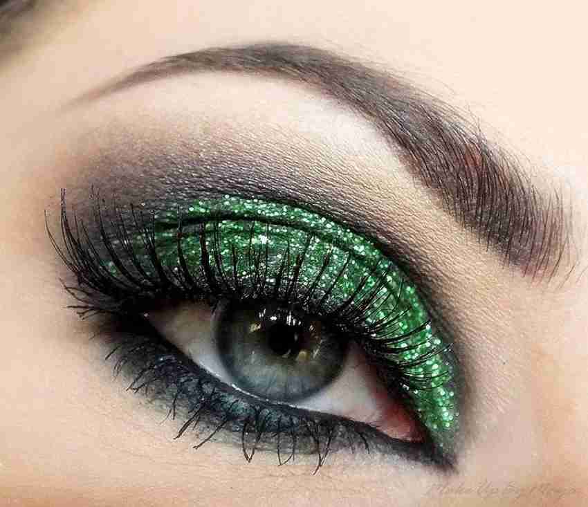 tanvi27 LIQUID EYE SHADOW GILTTER GLOW EYE SHADOW SHIMMERY GREEN