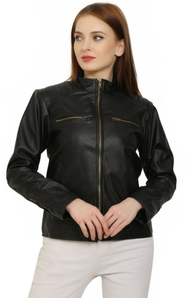 lambency leather jacket