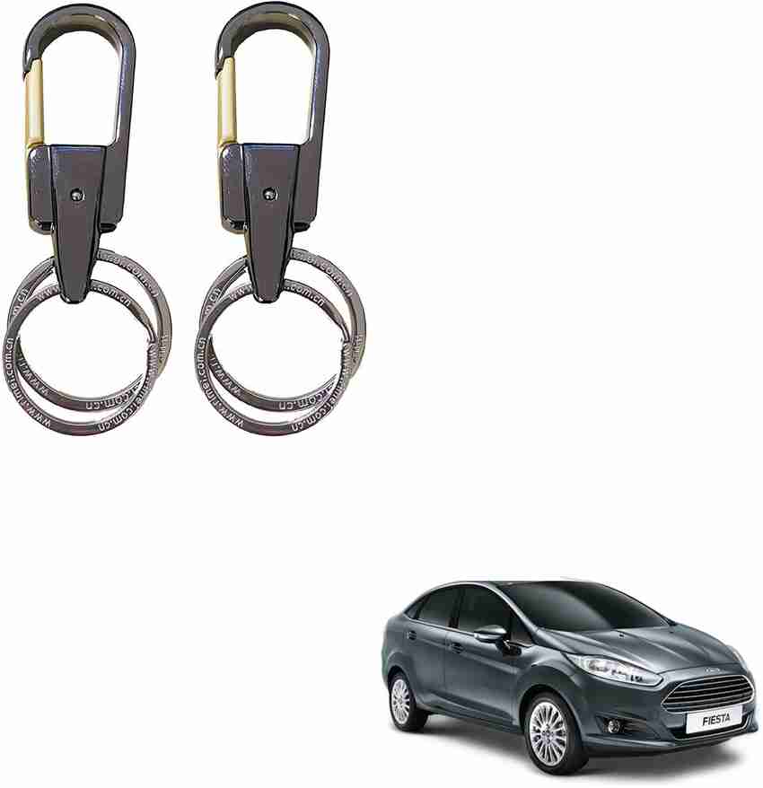 SEMAPHORE Stainless Steel Luxury Ca Keychain Elegance Double Key