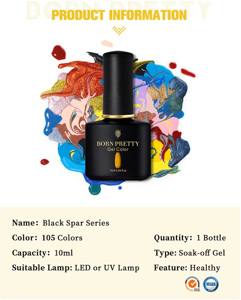 BORN PRETTY 6ml Holographic Chameleon 3D Glitter Iridescent Gel Nail Polish  With Black Base Needed Varnish Lacquer From Wkcb, $3.23 | DHgate.Com