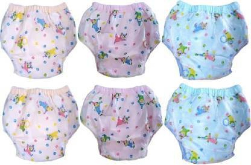 BABIQUE Kids PVC Diaper Joker Plastic Panty Padded Baby Nappy Panty  Training Pants with Inner absorbable Cloth & Outer Plastic Reusable &  Waterproof pants, plastic panties, diaper covers, nappy covers, nappy wraps