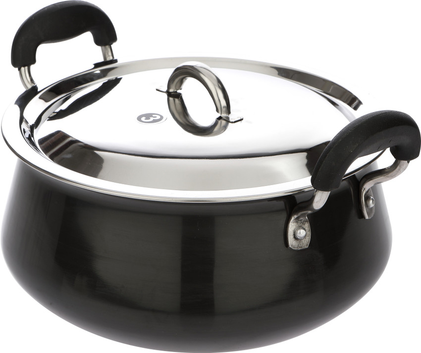 Heritage Mart Hard Anodised Handi with Induction Base Handi 3 L with Lid Price in India Buy Heritage Mart Hard Anodised Handi with Induction Base Handi 3 L with Lid online