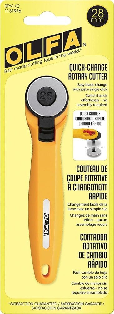 OLFA 45mm Straight Handle Rotary Cutter (RTY-2/G) - Rotary Fabric