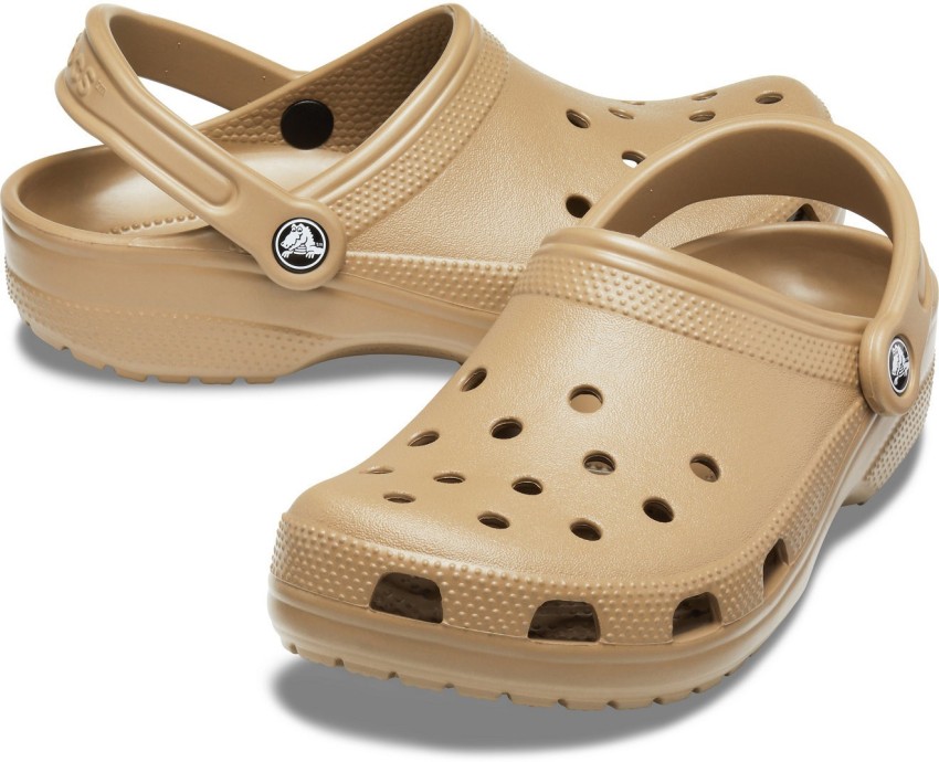 Khaki mens online crocs