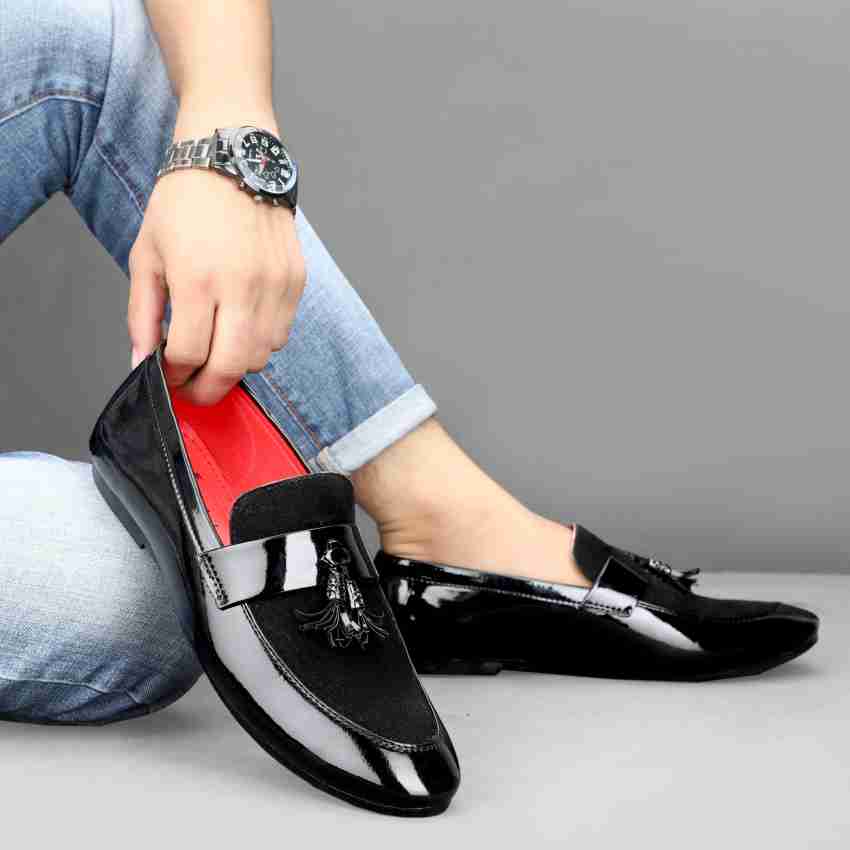 Buy Rzisbo Loafers Shoes For Men (Black) Online at Best Prices in India -  JioMart.
