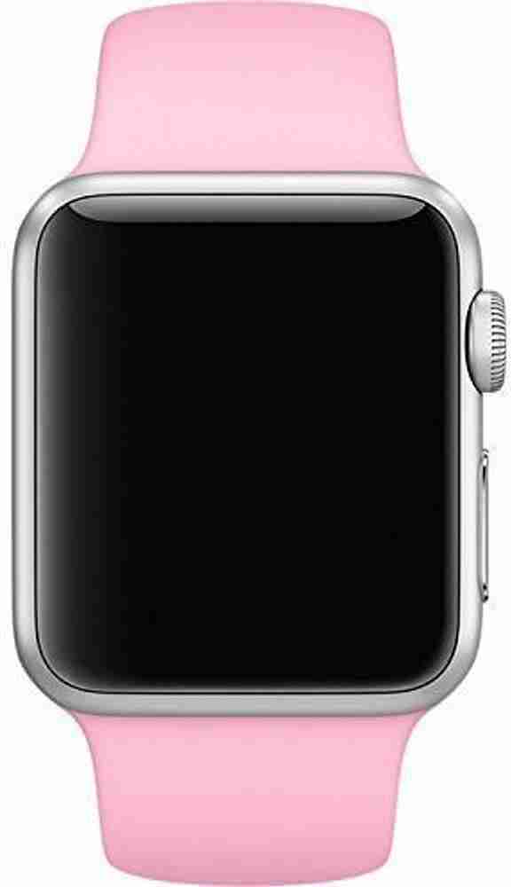SPARXON Soft Silicon Pink Replacement Band For Apple Watch Series