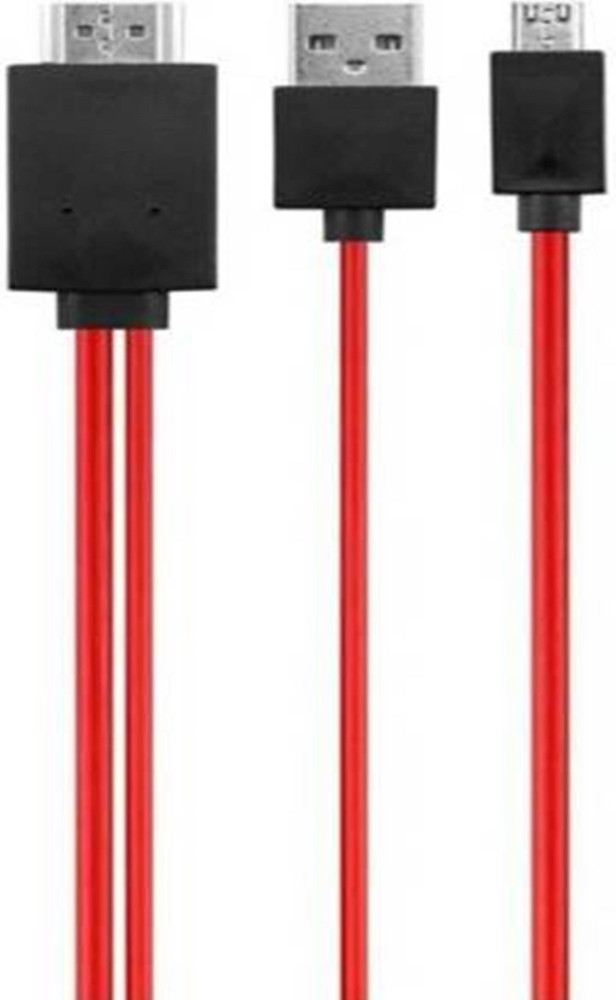 Bluebells India HDMI Cable 2 m HDTV Micro USB Cable Micro USB to
