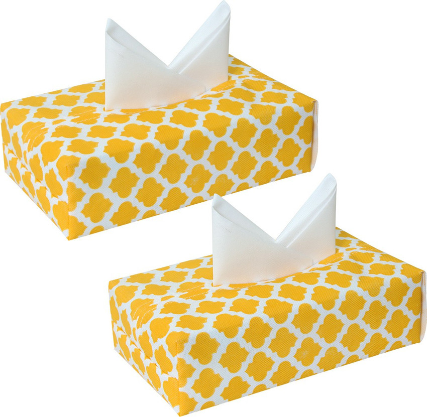 Fabric tissue sale box cover