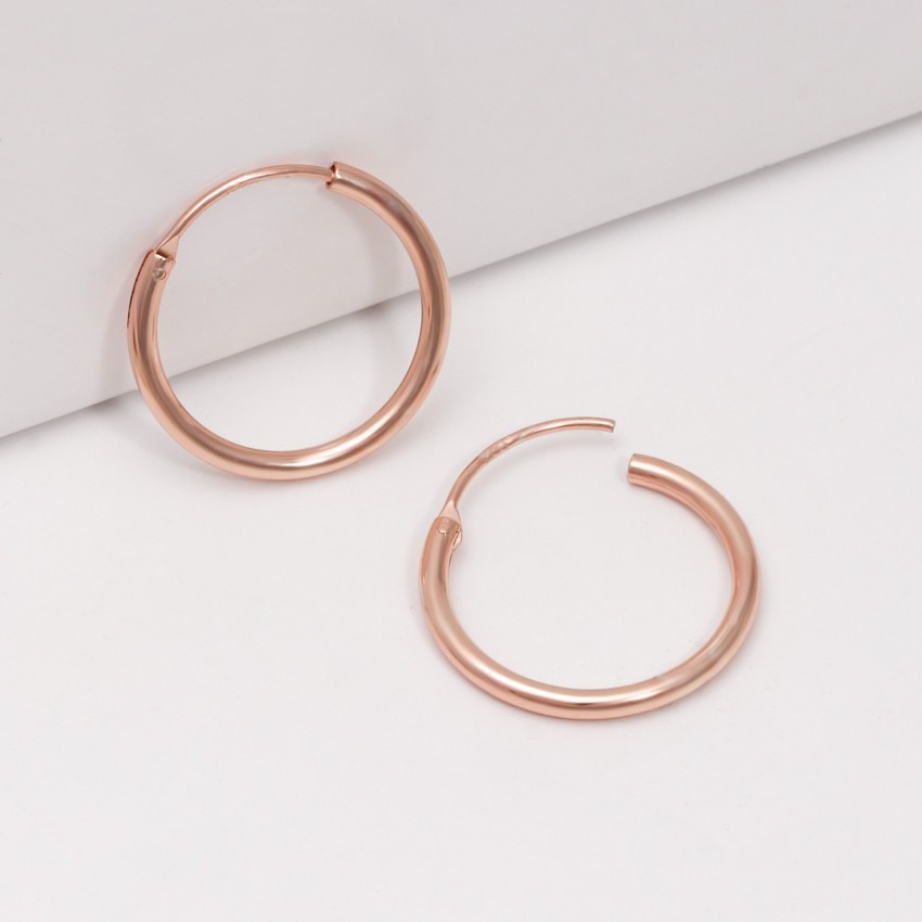 Hoop Earrings, Gold, Silver & Rose Gold Hoops